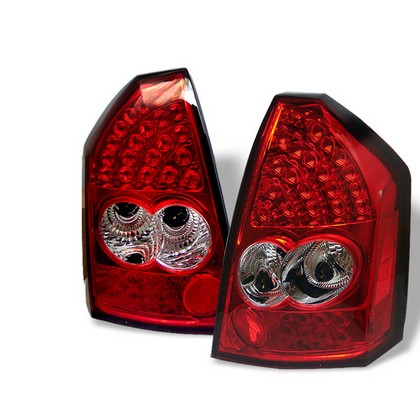 Spyder Red Clear LED Tail Light Set 05-07 Chrysler 300 Spyder Red Clear LED Tail Light Set 05-07 Chrysler 300